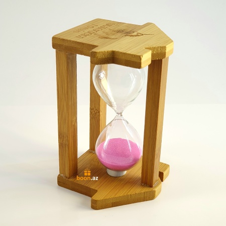 Песочные часы на 1 минуту pink